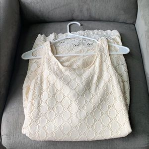 Lace forever 21 eyelet dress